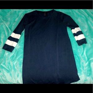 Mid Sleeve Shirt Dress